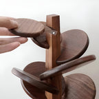 Wooden Trivet Tree Coaster — product in use