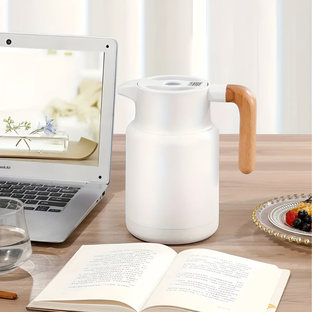 Classic Wooden Handle Thermal Carafe — product close-up
