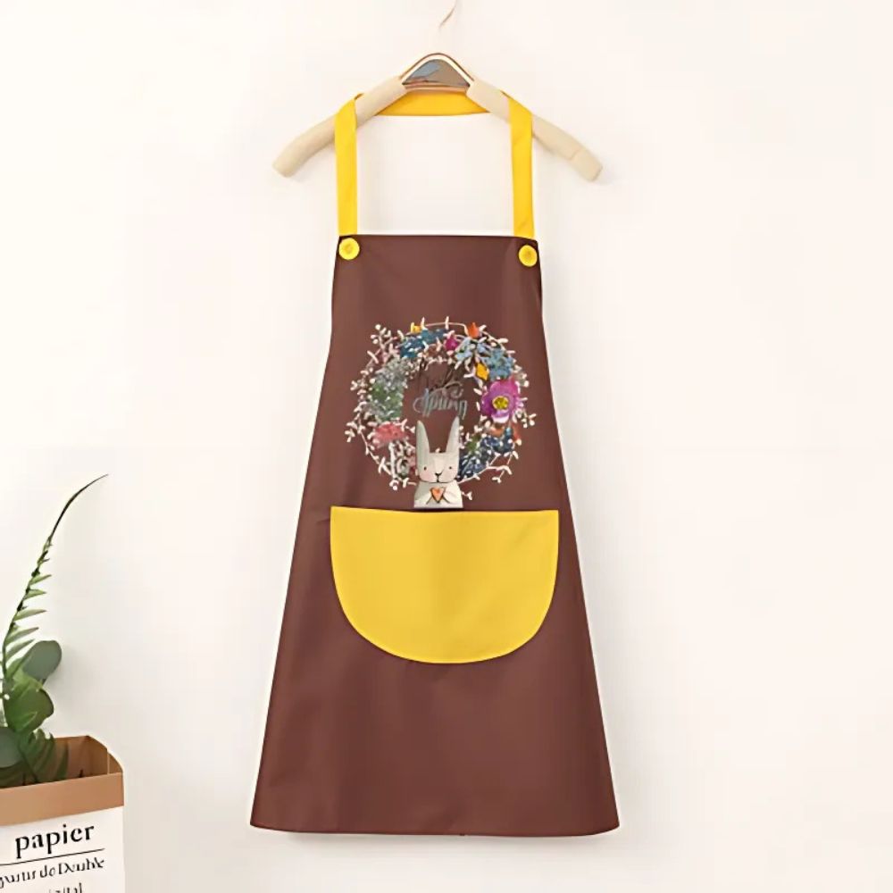 Hello Spring Waterproof Apron — alternate angle view