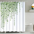 Leaf Drop Vine Shower Curtain — main product photo