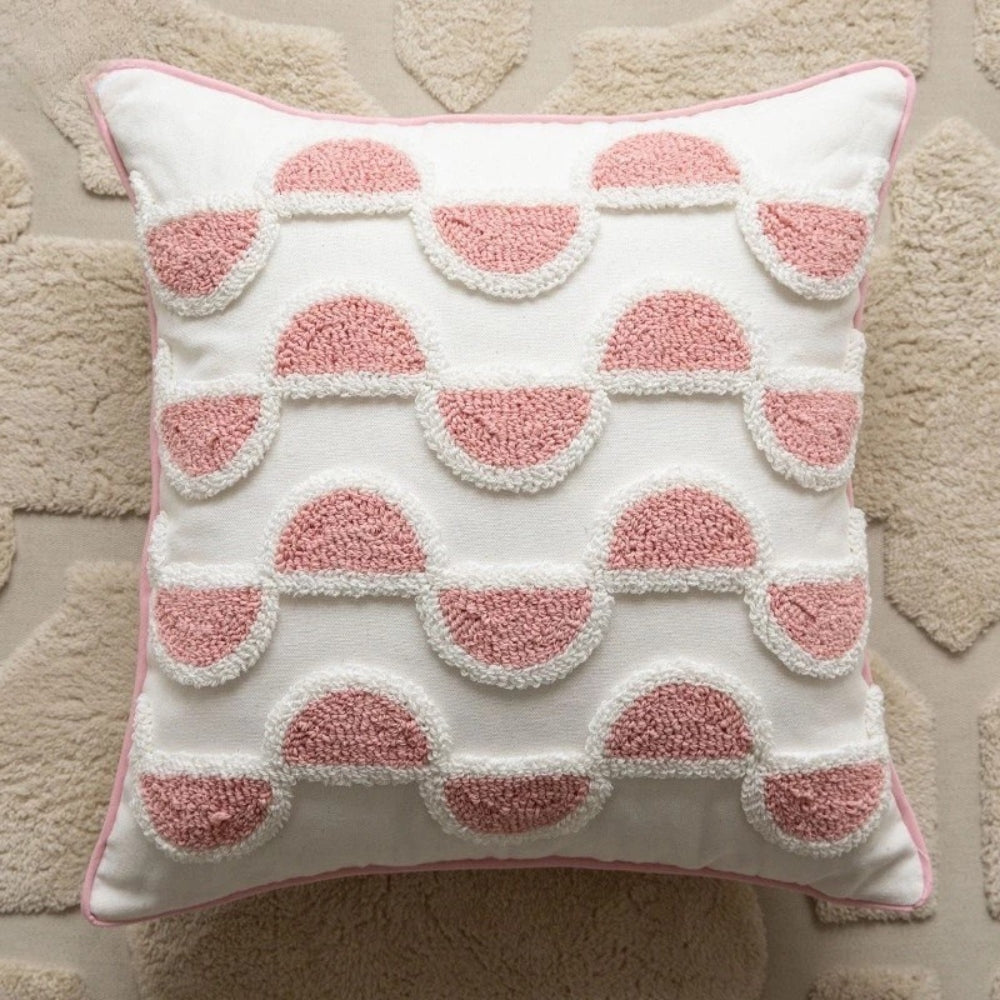 Tassel-Trimmed Boho Floral Cushions — size and scale reference
