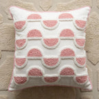 Tassel-Trimmed Boho Floral Cushions — size and scale reference