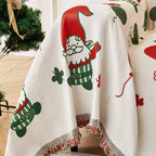 Jolly Gnome Christmas Sofa Cover — lifestyle shot