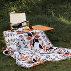 Moroccan Boho Pattern Picnic Mat — lifestyle shot