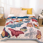 Butterfly Cotton Blanket — product close-up