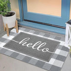 Hello Luxe Doormat — product in use