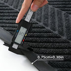 Chevron Ridges Non-Slip Door Mat — product feature detail
