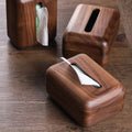 Earthtone Wooden Tissue Holder — main product photo