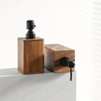 Walnut Aura Lotion & Soap Dispenser — lifestyle shot