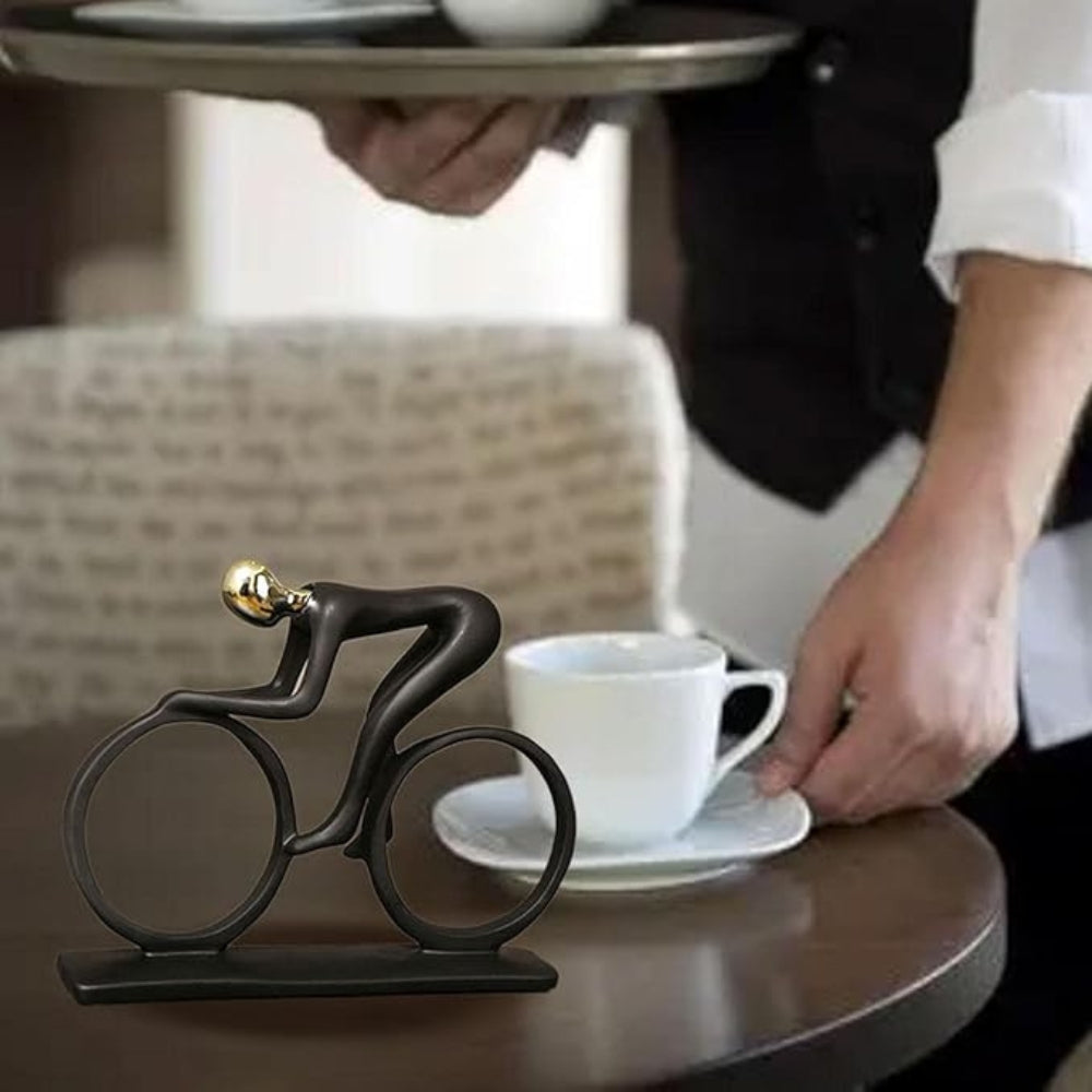 Momentum Nordic Cyclist Sculpture — product close-up