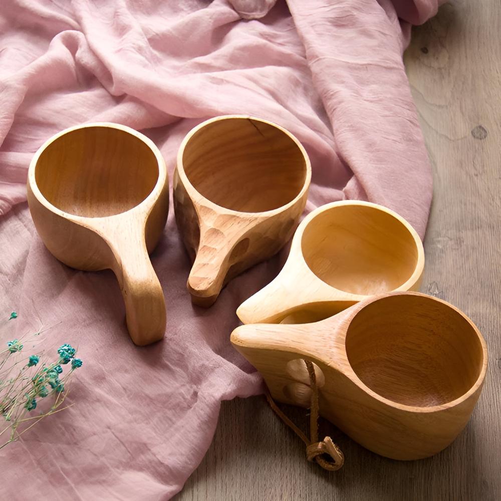 Rubberwood Artisan Mug Collection — main product photo