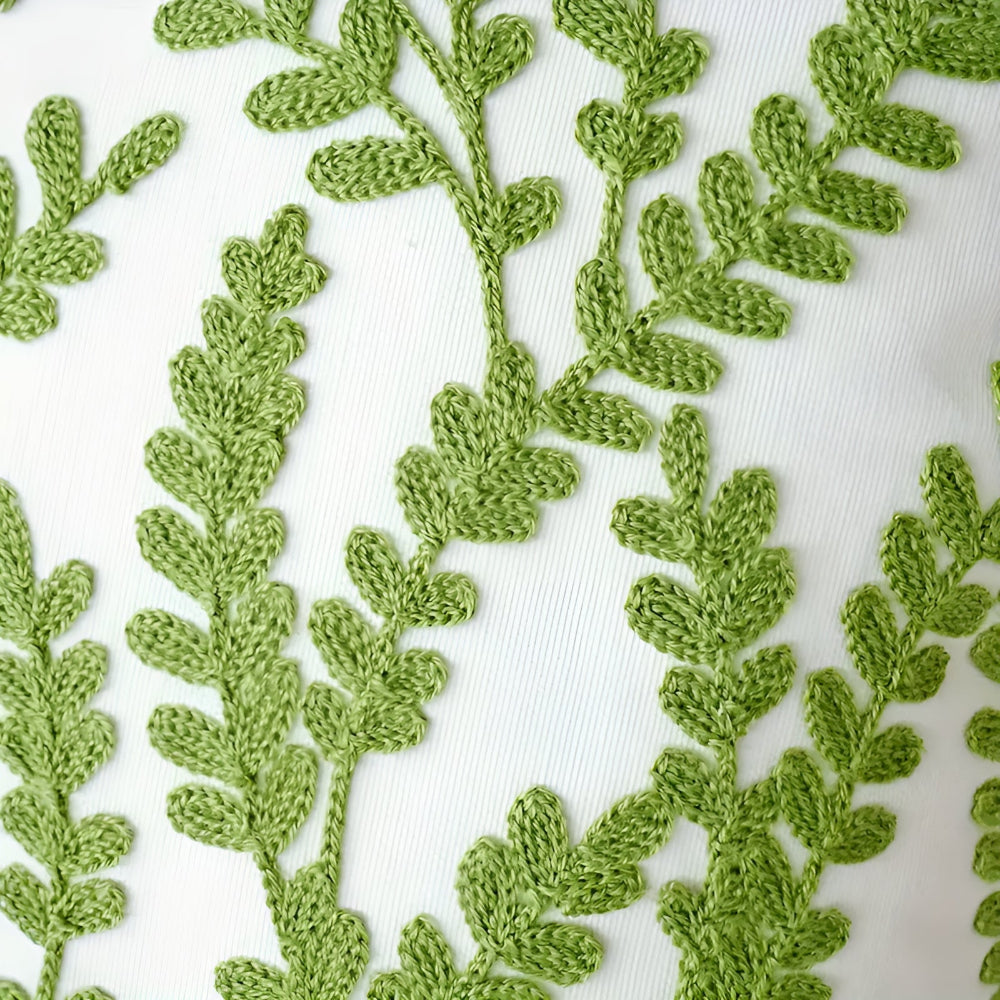 Verdant Paradise Cushion Cover — material texture close-up
