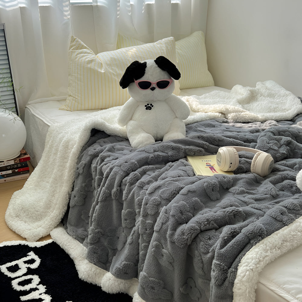 Cloud Flower Snuggle Blanket — main product photo