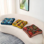Moroccan Inspired Tie-Strap Cushion — product close-up
