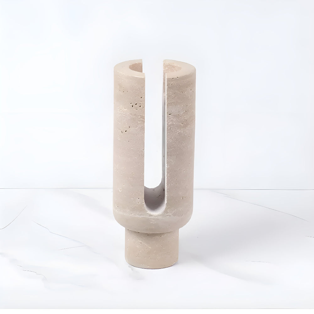 Eclipse Marble Candle Holder — alternate angle view