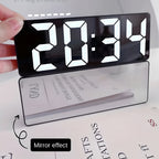 Digital LED Mirror Alarm Clock — lifestyle shot