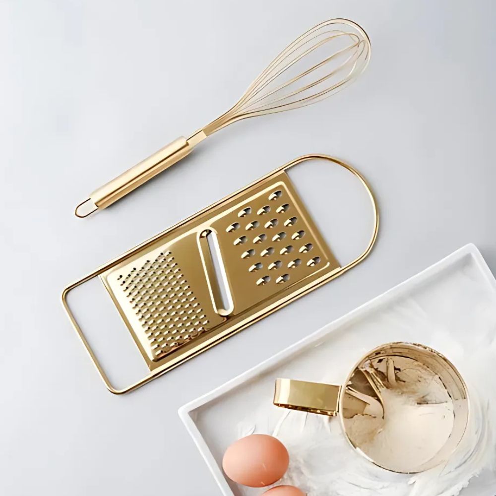 Golden Stainless Steel Grater — product close-up