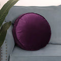 Lavish Velvet Round Cushion — size and scale reference