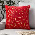 Golden Leaf Velvet Cushion Covers — lifestyle shot