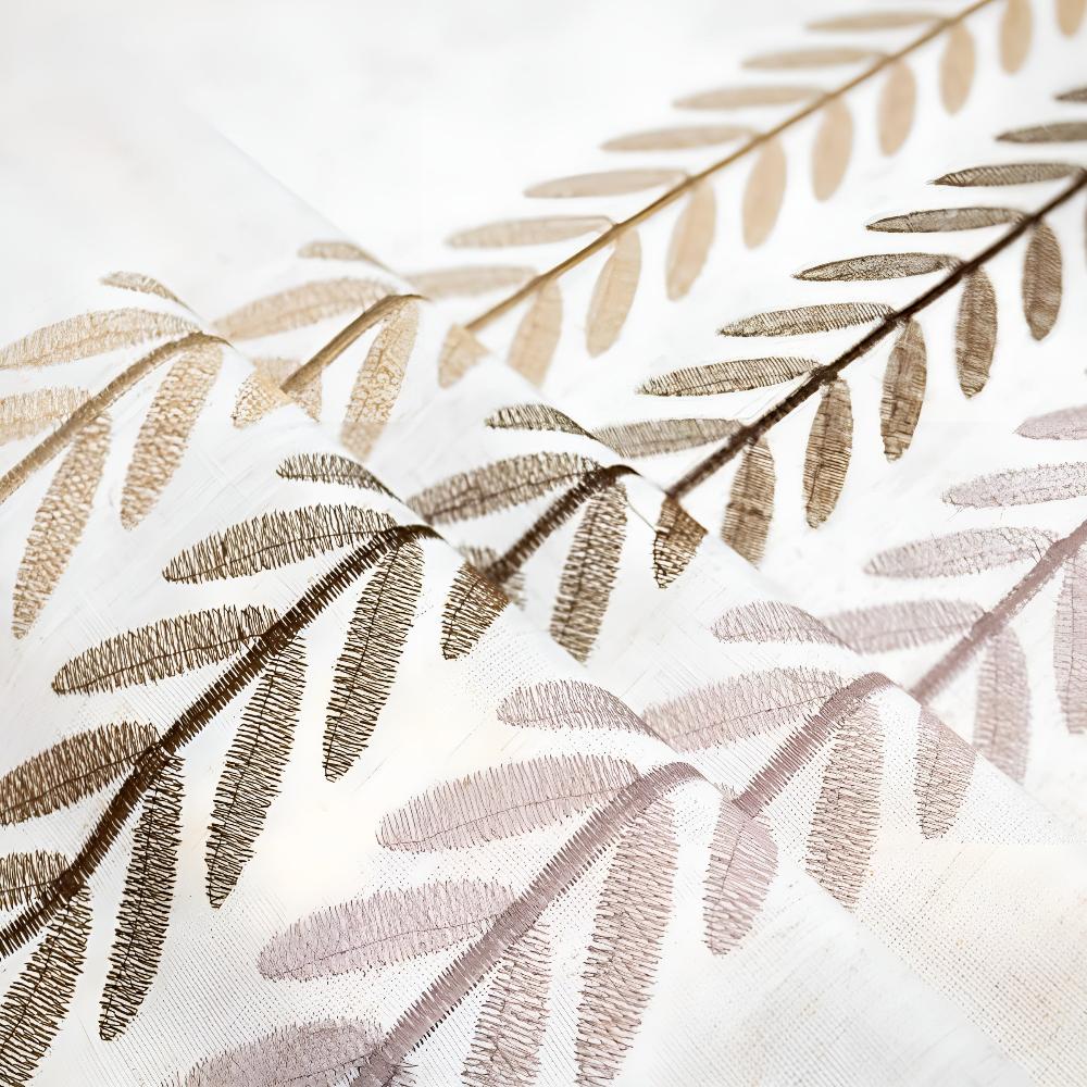 Elegance Leaves Embroidered Tablecloth — lifestyle shot