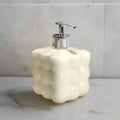 Puff Bubble Ceramic Soap Dispenser — product in use