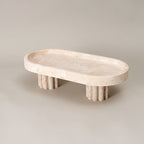 Pietra Natural Travertine Tray — product close-up