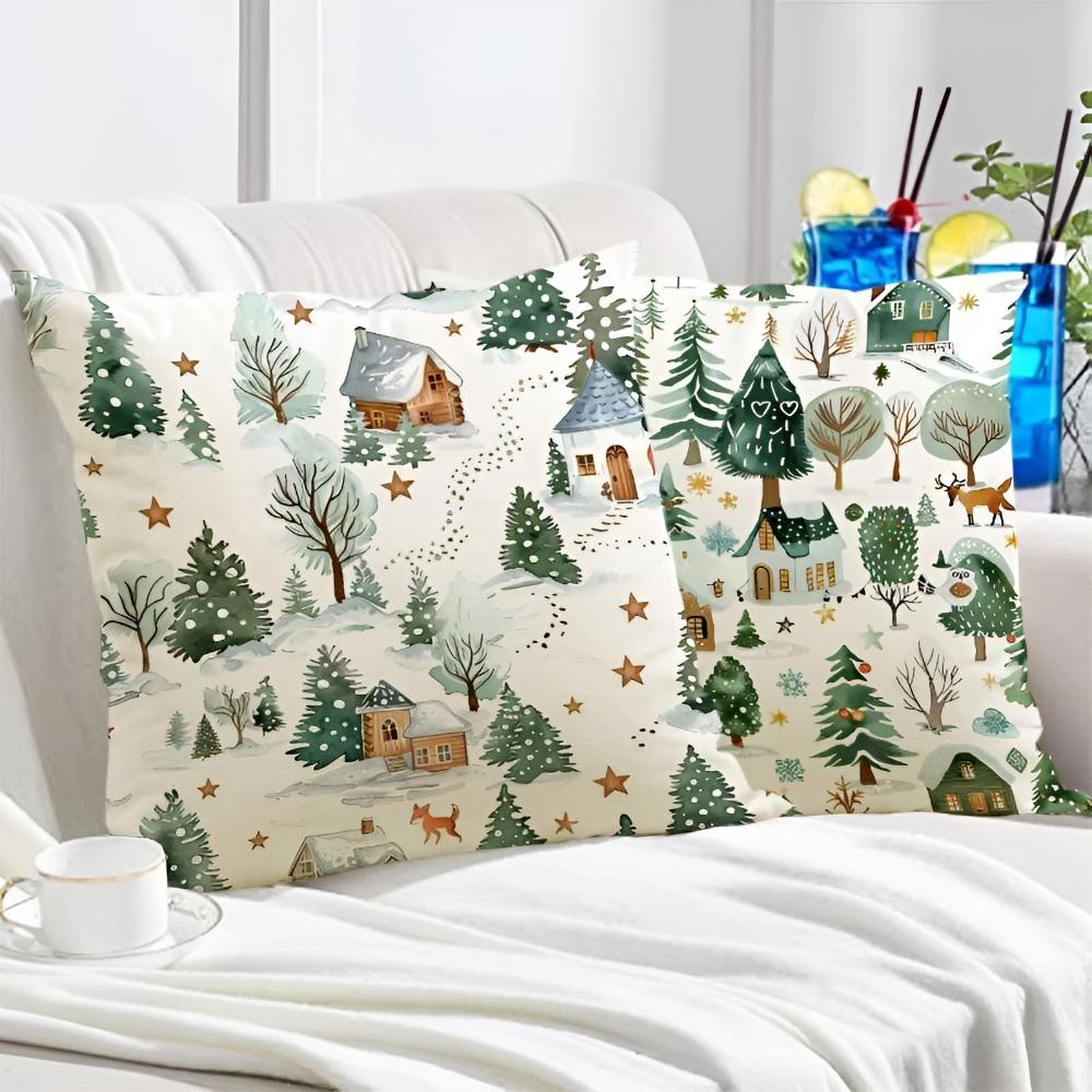 Winter Christmas Cushion Cover — product detail view
