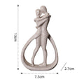Embrace Resin Couple Sculpture — product feature detail