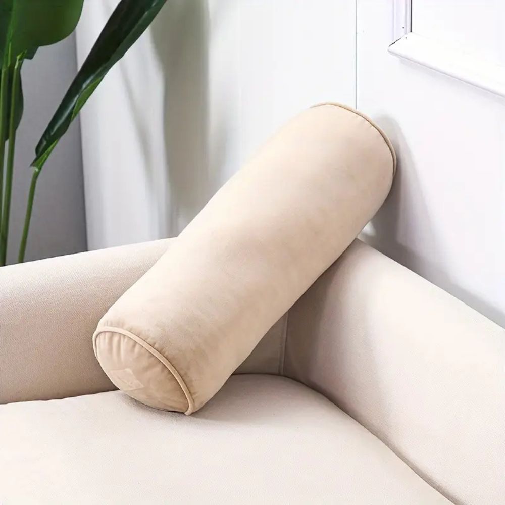 Plush Velvet Bolster Cushion — lifestyle shot