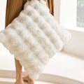 Rabbit Faux Fur Cushion Cover — lifestyle shot