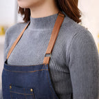 Adjustable Denim Apron — product close-up