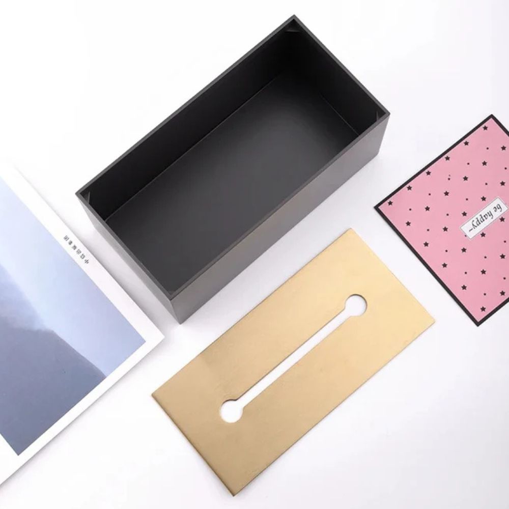 Modena Tissue Holder Box — product in use