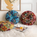 Boho Round Seat Cushion — product in use