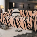 Wild Stripes Zebra Fleece Sofa Cover — size and scale reference
