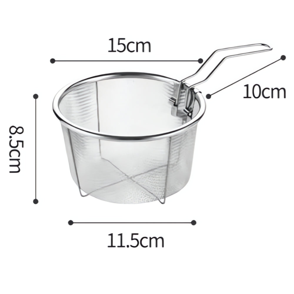 Strain Well All-Purpose Mesh Colander — alternate angle view