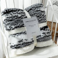 Seraphina Velvet Sherpa Blanket — alternate angle view