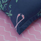 Flamingo Paradise | 3pcs Quilt Cover Set — product detail view