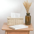 Rustic Rattan Tissue Box — main product photo