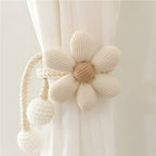 Whimsical Flower Curtain Tie Back — lifestyle shot