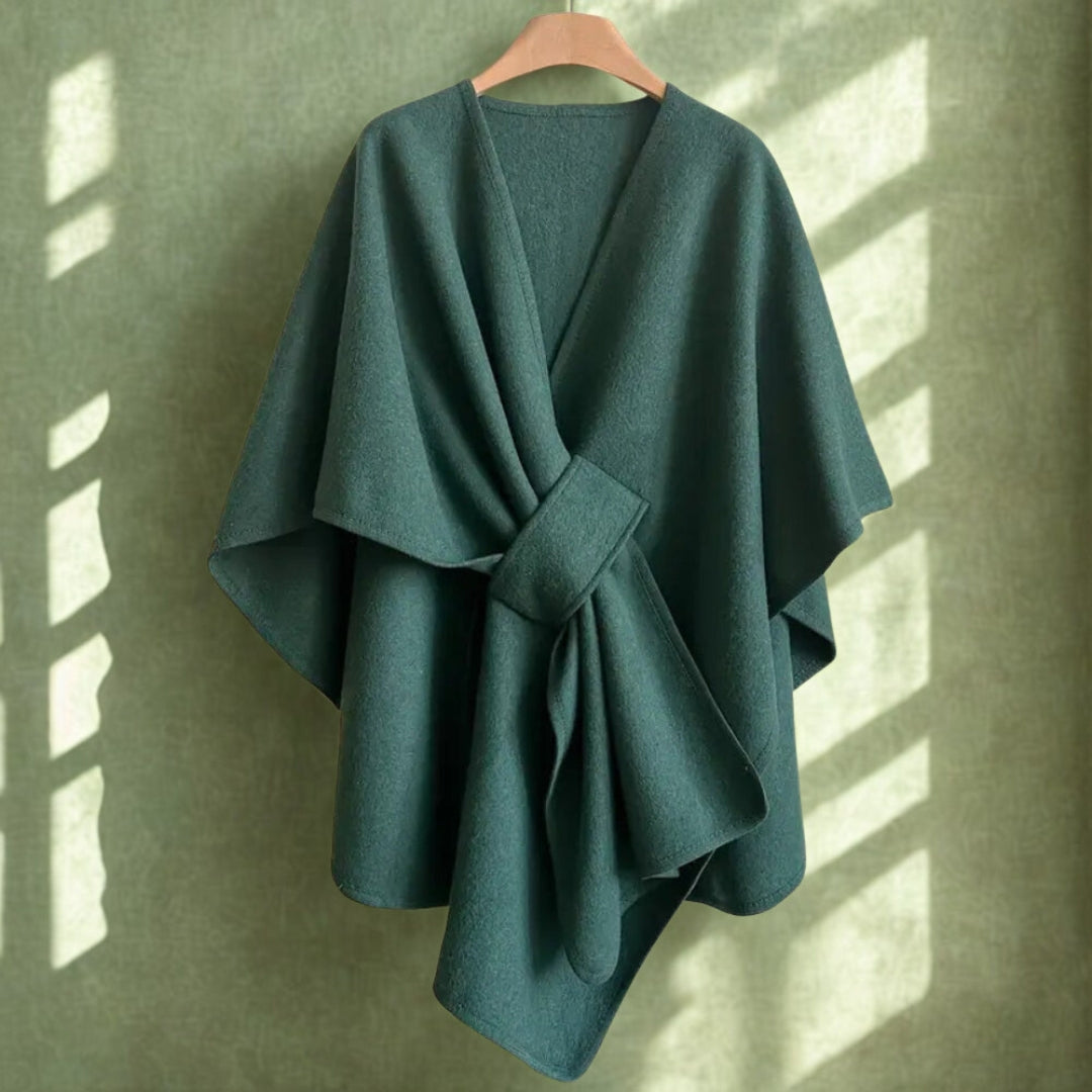 Luxurious Poncho Windproof Shawl Coat — additional view