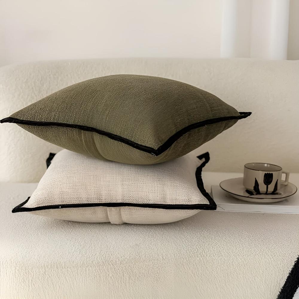 French Vintage-Inspired Cushion Covers — product in use