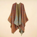 Baroque Pattern Warm Blanket Shawl — alternate angle view