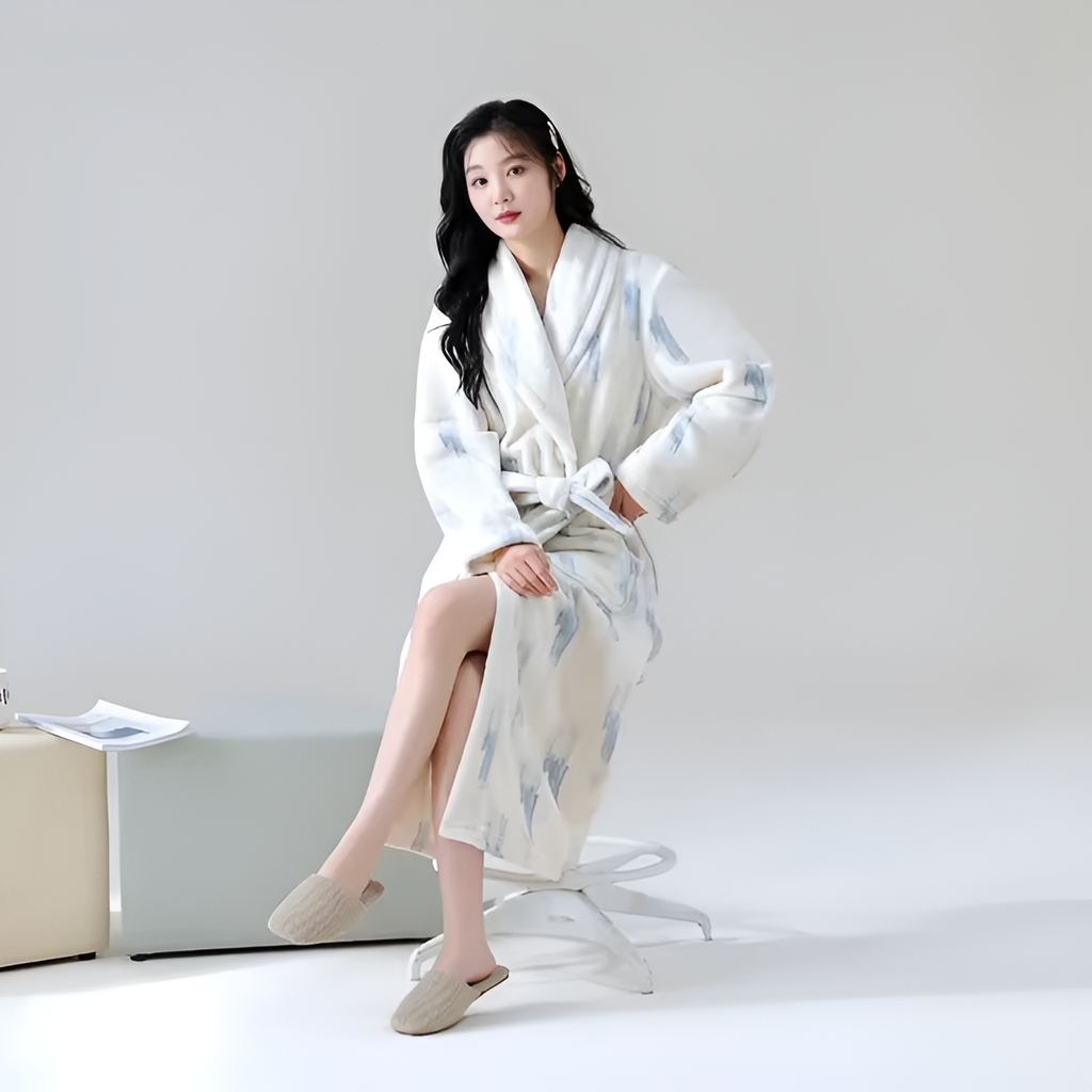 Fleece Haven Bathrobe — product detail view