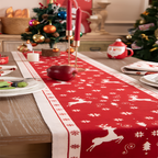 Luxe Merry Tasseled Runner Cloth — product in use