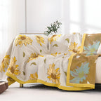 Sunflower Comfort Cotton Blanket — product detail view