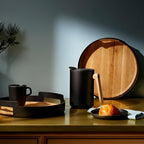 Kaia Modern Bamboo Tray — product detail view