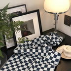 Retro Checkmate Cotton Towel — product close-up