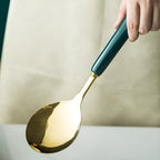 Golden Stainless Steel Utensil Set — product close-up