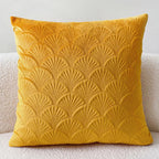 Coastal Velvet Shell Cushion Cover — product feature detail