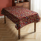 Lavish Heritage Floral & Bird Tablecloth — product in use